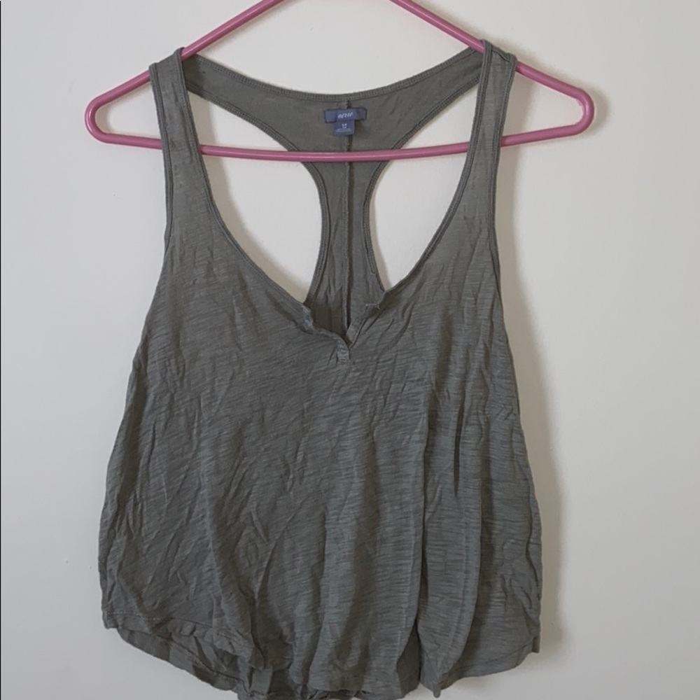 Aerie Green Racerback tank (S)